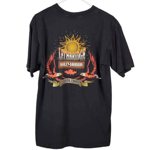 Harley-Davidson Vintage 90's Polar Bear "Great White Ride" Single Stitched Tee L - Picture 7 of 13